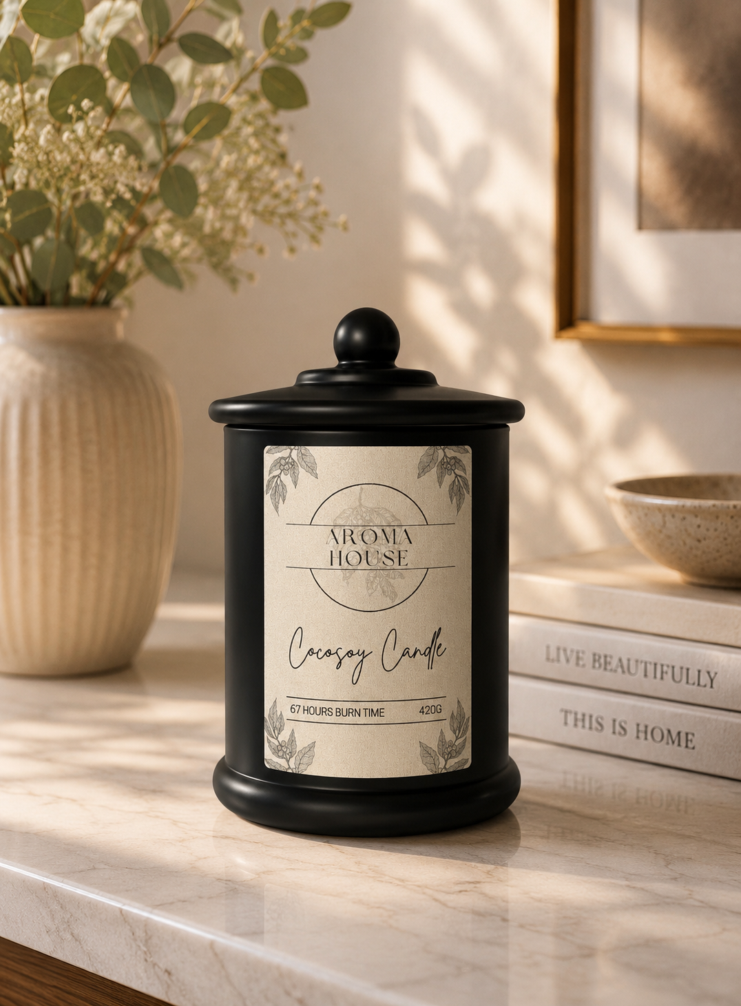 420g- XL Cocosoy Candle Black