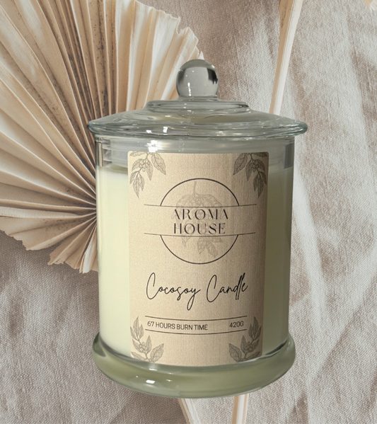 420g- XL Cocosoy Candle Clear