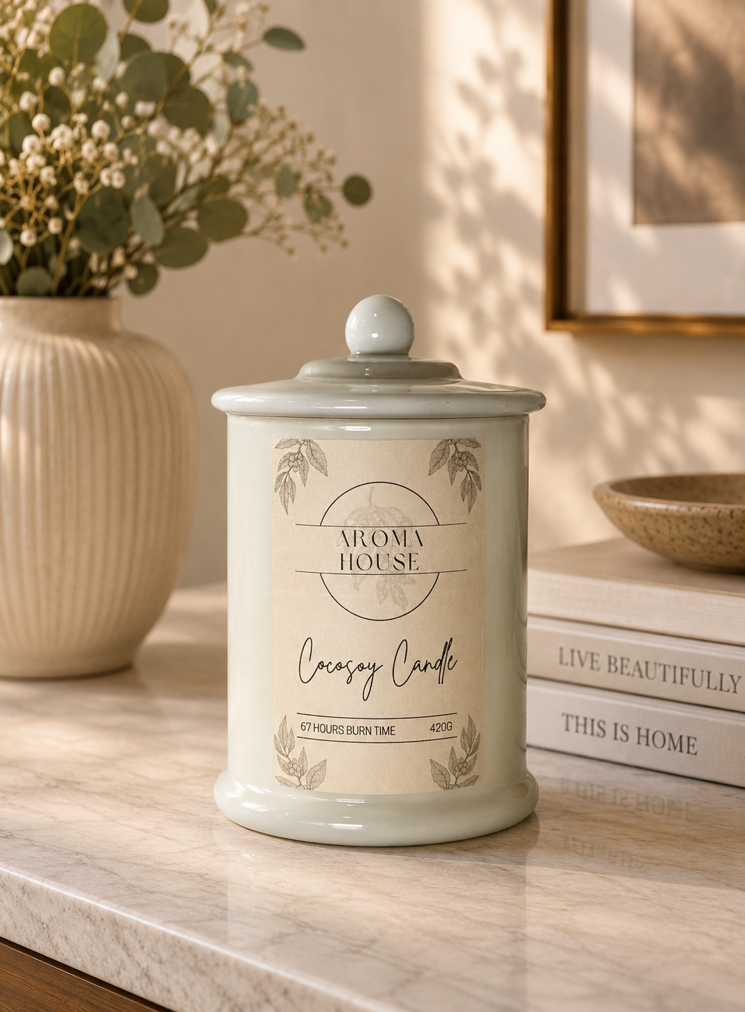 420g- XL Cocosoy Candle White