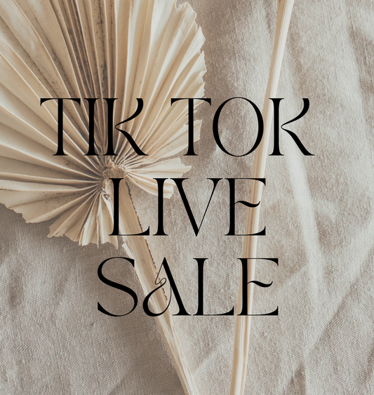 TikTok Live Sale Deposit